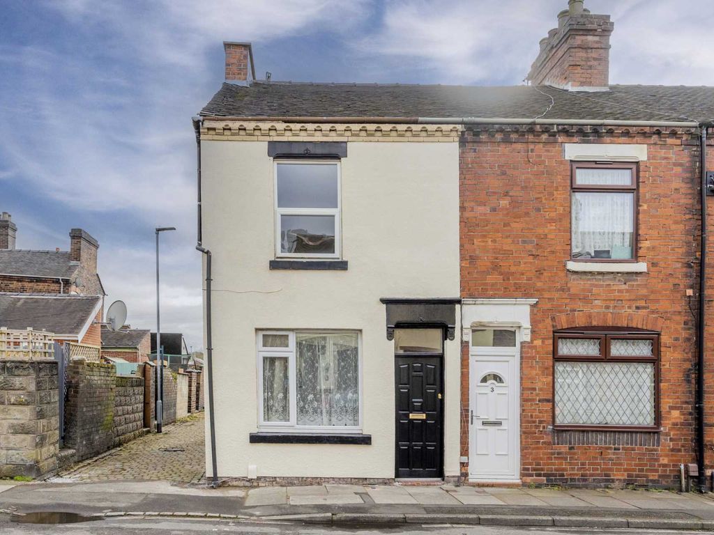 3 bed end terrace house for sale in Birks Street, Stoke On Trent ST4, £80,000