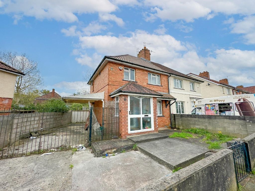 3 bed semi-detached house for sale in Connaught Road, Bristol BS4, £225,000