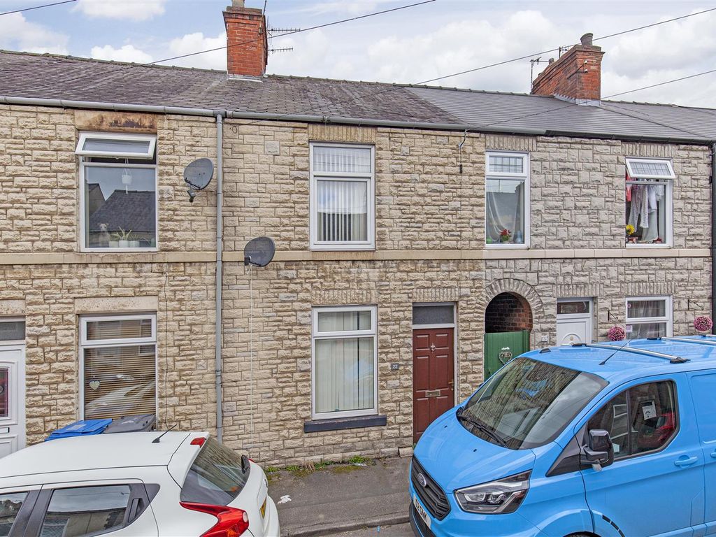 2 bed terraced house for sale in New Hall Road, Chesterfield S40, £120,000