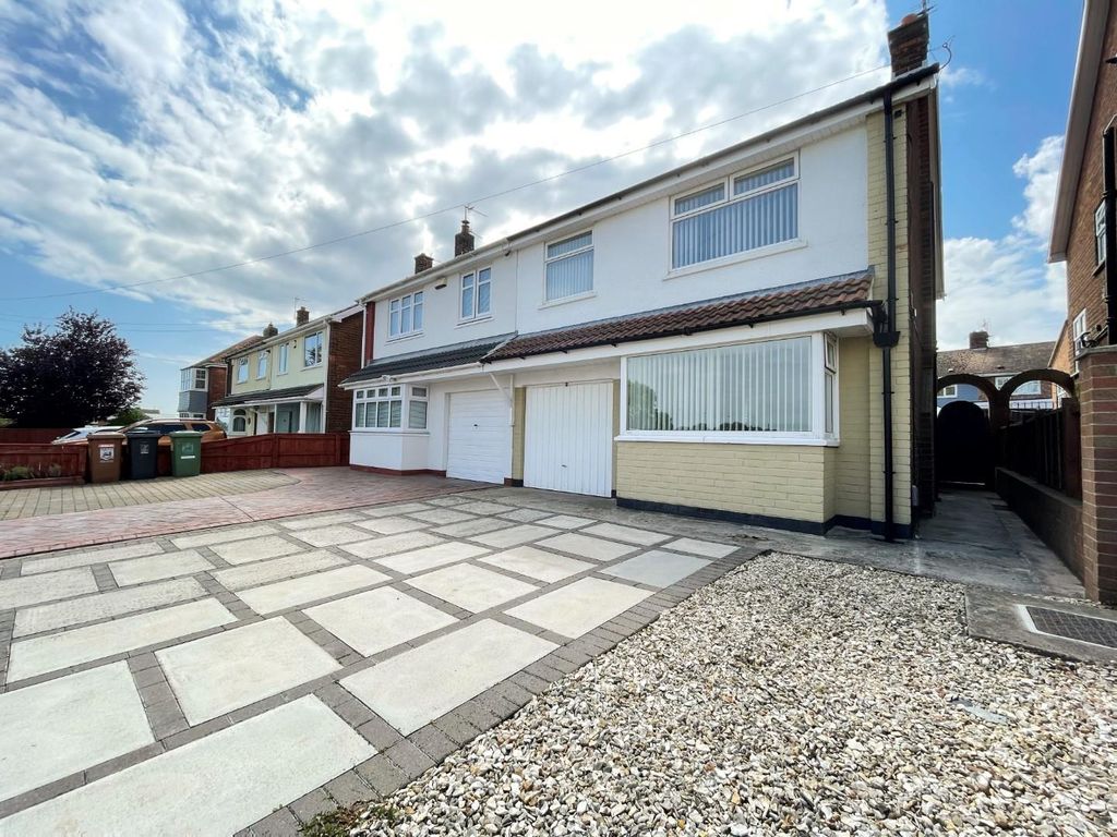 3 bed semi-detached house for sale in Brierton Lane, Hartlepool TS25, £137,500