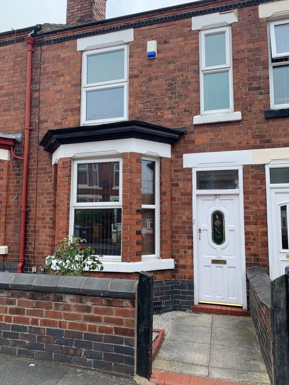 4 bed terraced house for sale in Buxton Avenue, Crewe CW1, £150,000