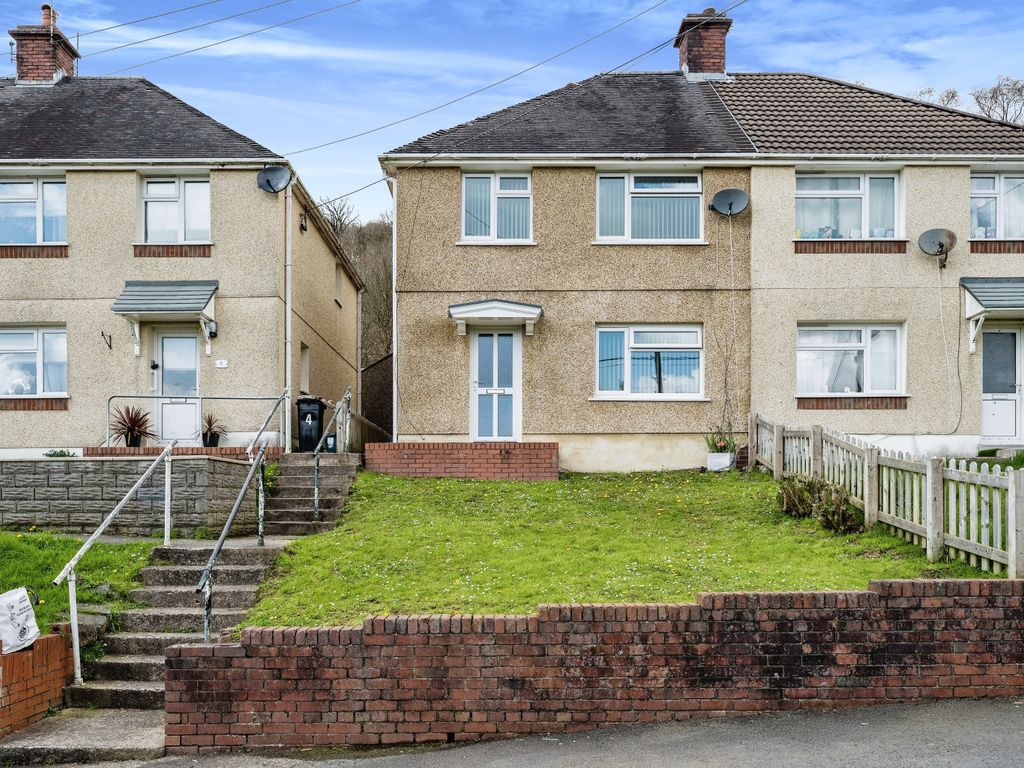 3 bed semi-detached house for sale in Bethesda Road, Ynysmeudwy, Pontardawe, Neath Port Talbot SA8, £130,000