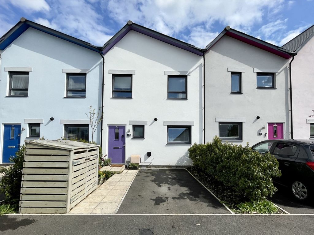 3 bed terraced house for sale in Eco Way, Roborough, Plymouth, Devon PL6, £280,000