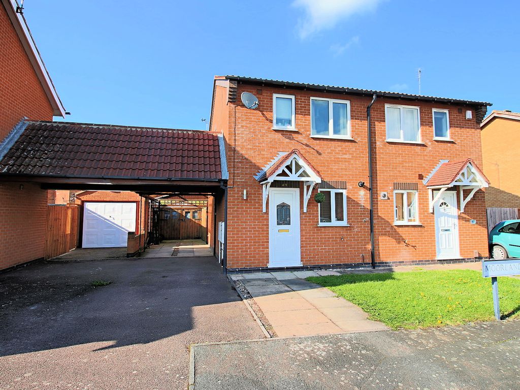 2 bed semi-detached house for sale in Moorland Road, Syston LE7, £214,950