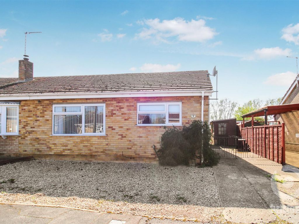 3 bed semi-detached bungalow for sale in Old Vicarage Park, Narborough, King's Lynn PE32, £230,000