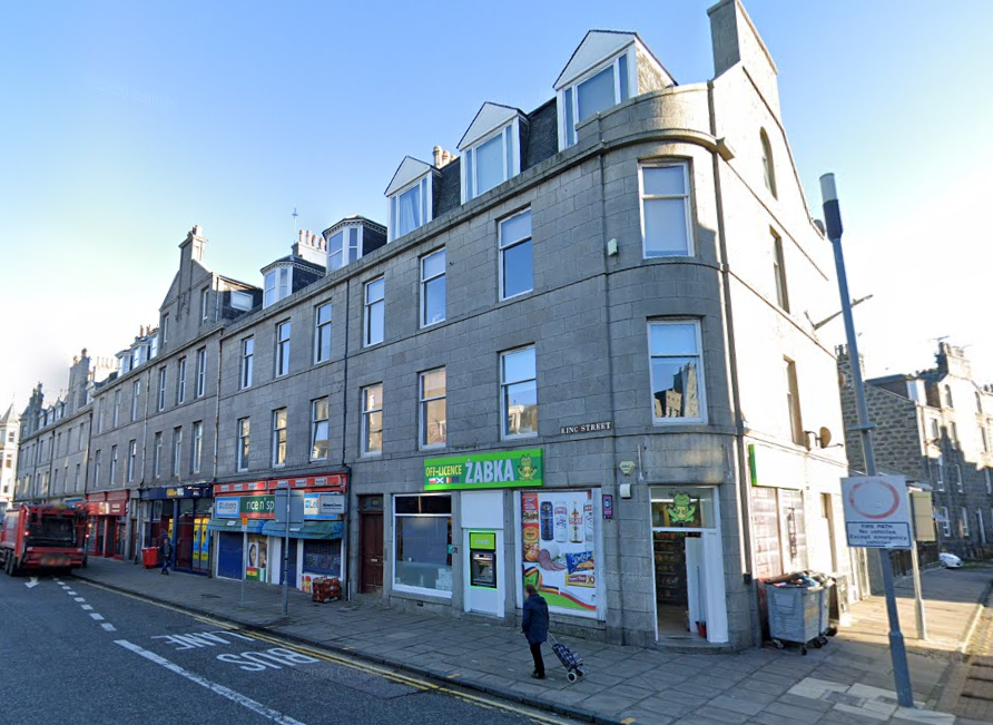 1 bed flat for sale in 180F King Street, Aberdeen AB24, £50,000