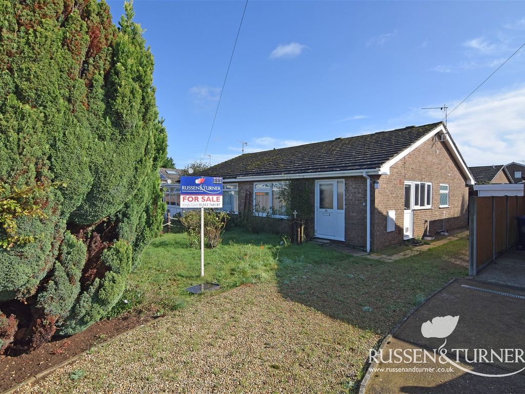 2 bed semi-detached bungalow for sale in Goosander Close, Snettisham, King's Lynn PE31, £235,000