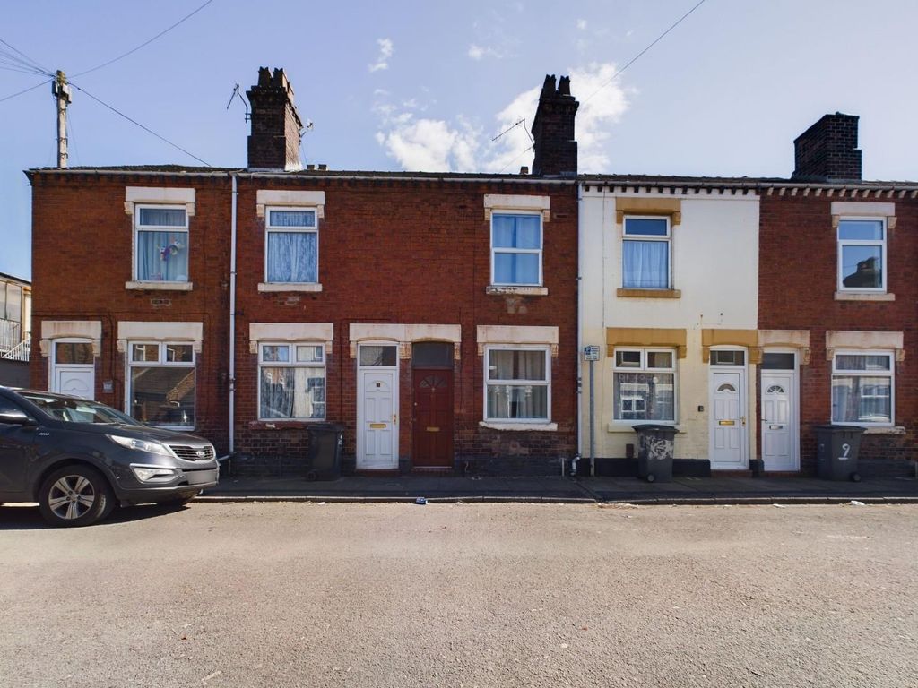 2 bed terraced house for sale in Leason Street, Stoke-On-Trent ST4, £77,950