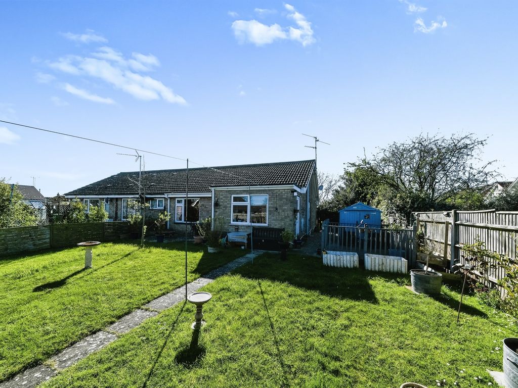 2 bed semi-detached bungalow for sale in The Close, Docking, King's Lynn PE31, £195,000