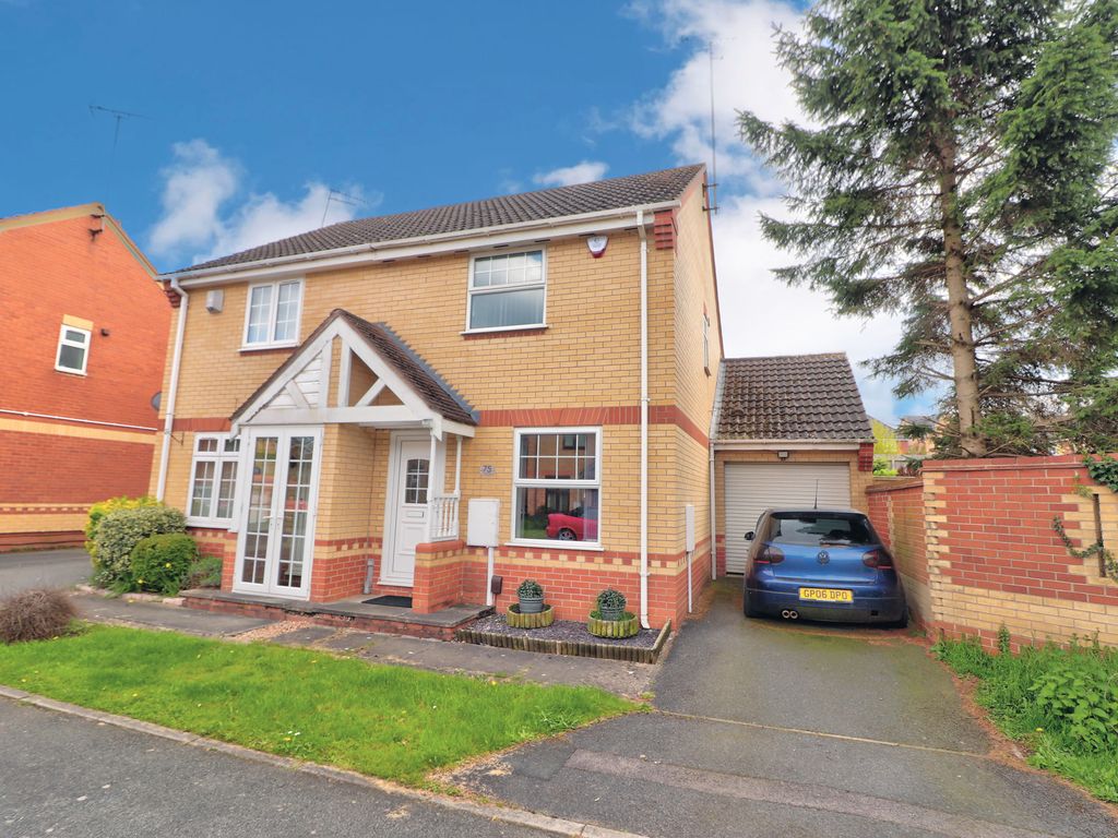 2 bed semi-detached house for sale in Woodgate Drive, Chellaston, Derby DE73, £180,000
