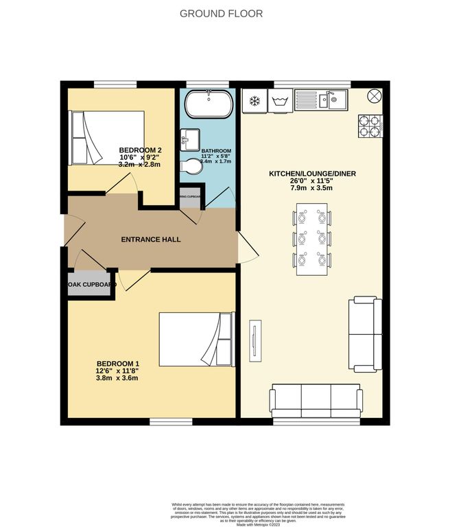 2 bed flat for sale in Apartment 6, Cronk Lheanag, Peel IM5, £184,950