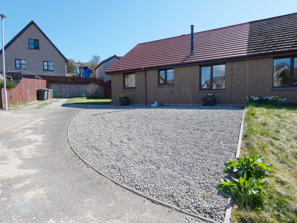 3 bed semi-detached bungalow for sale in Linn Brae, Aberlour AB38, £185,000