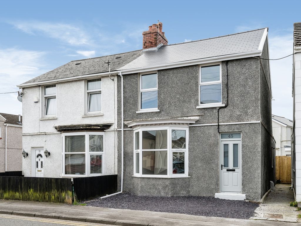 3 bed semi-detached house for sale in Borough Road, Loughor, Swansea SA4, £184,950