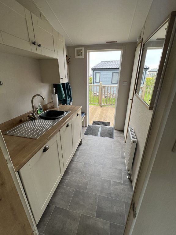 2 bed lodge for sale in Sea View, Boswinger, St. Austell PL26, £139,000