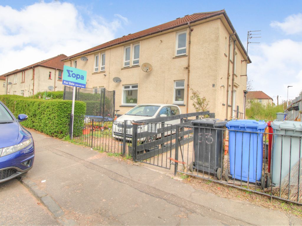 2 bed flat for sale in Overton Road, Cambuslang, Glasgow G72, £95,000