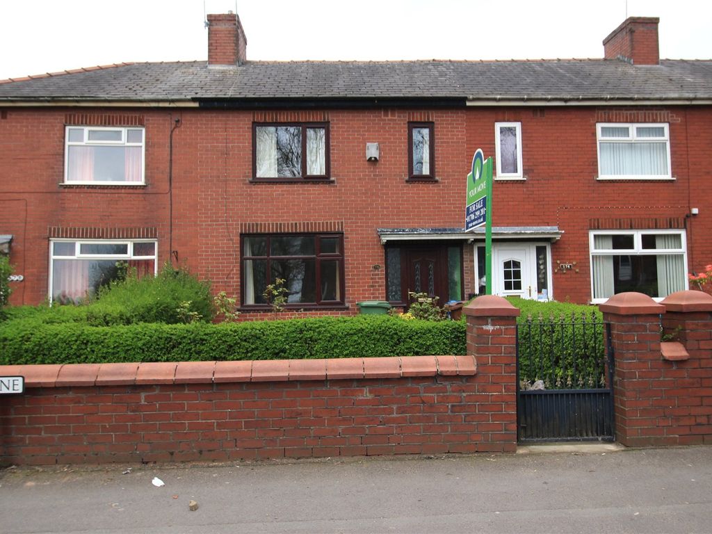 3 bed terraced house for sale in Higginshaw Lane, Royton, Oldham, Greater Manchester OL2, £130,000