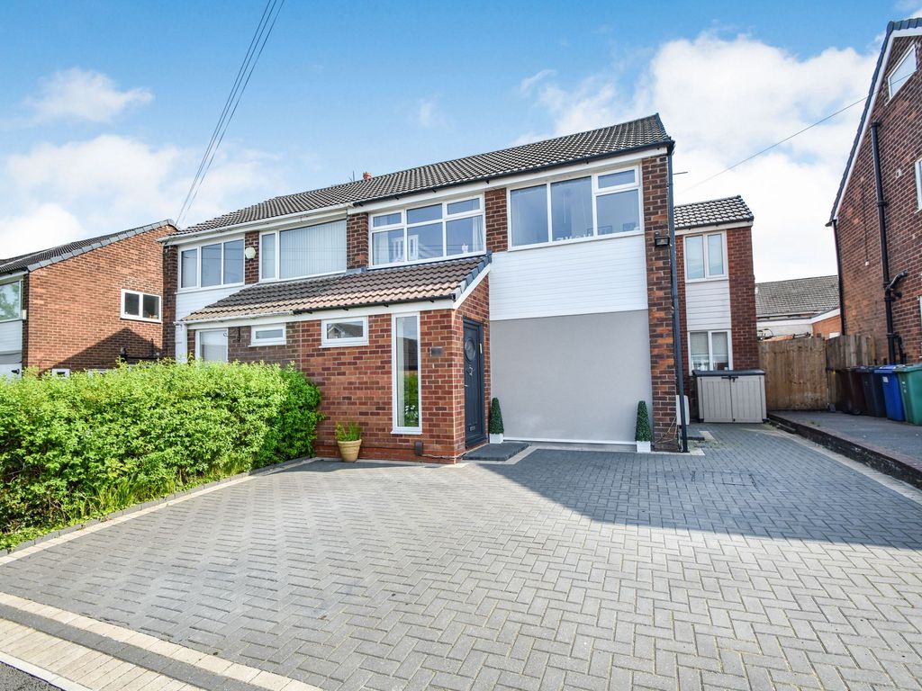 4 bed semi-detached house for sale in Parkstone Avenue, Whitefield M45, £330,000