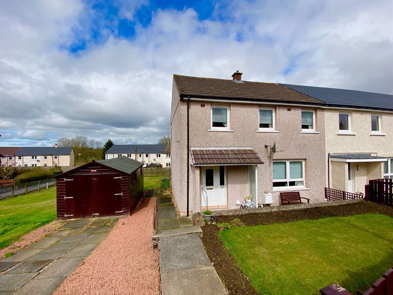 3 bed end terrace house for sale in Downieston Place, Patna, Ayr KA6, £60,000