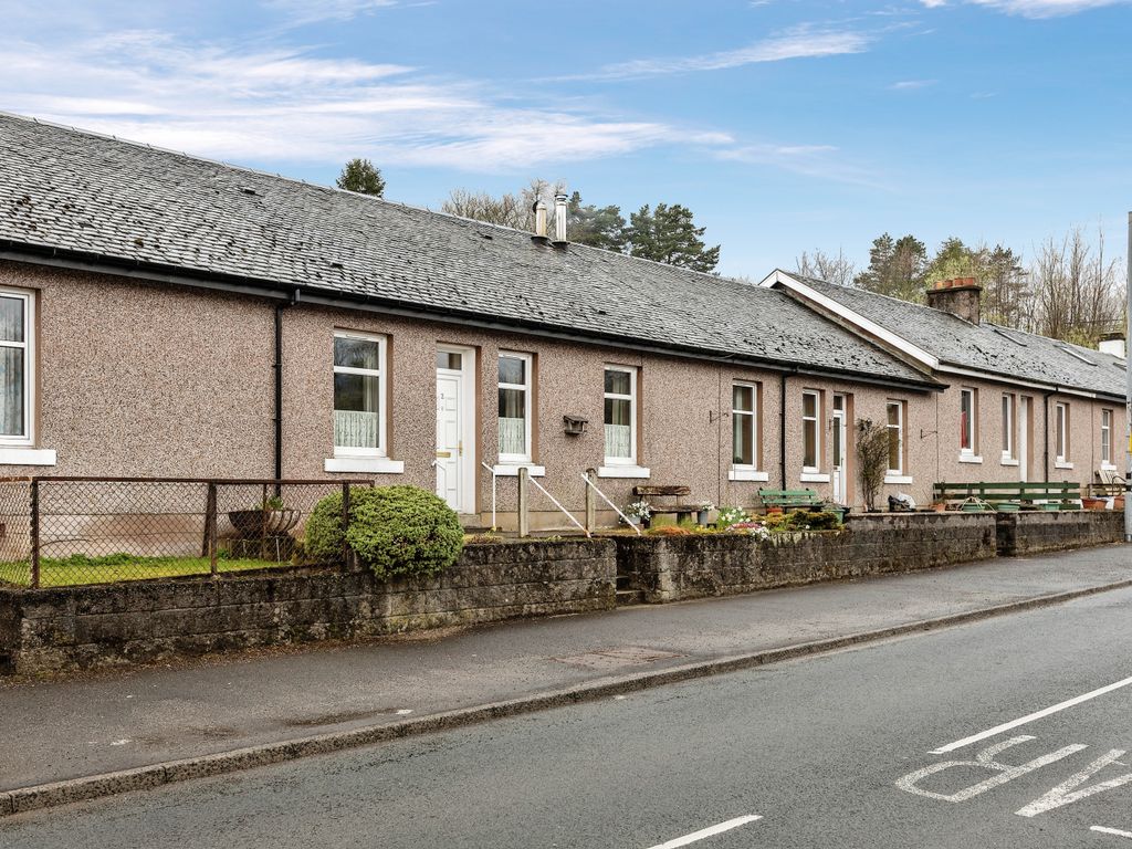 2 bed terraced bungalow for sale in Railway Cottages, Crianlarich FK20, £135,000