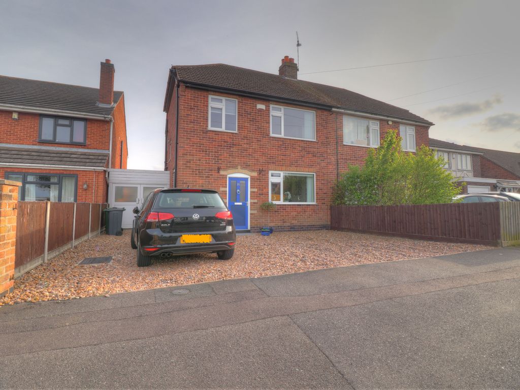 3 bed semi-detached house for sale in Colby Road, Thurmaston, Leicester LE4, £325,000