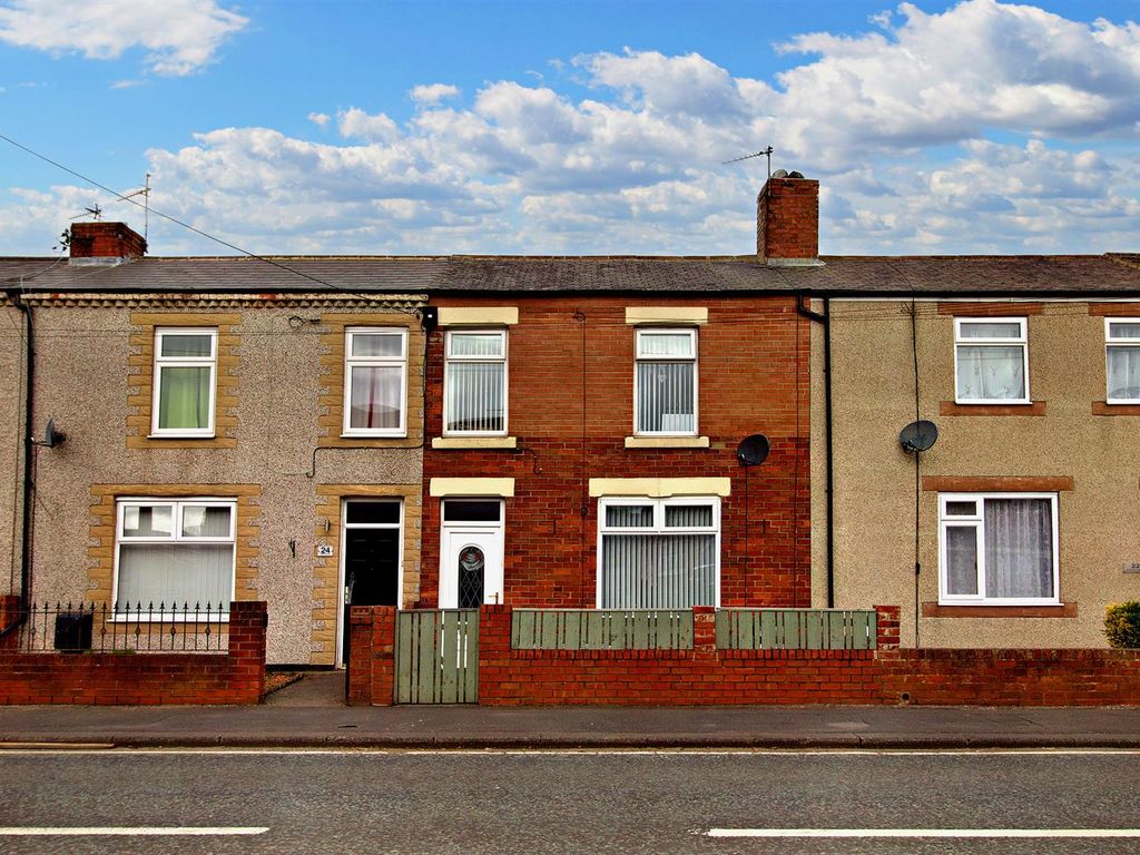 2 bed terraced house for sale in Milburn Terrace, Stakeford, Choppington NE62, £83,000