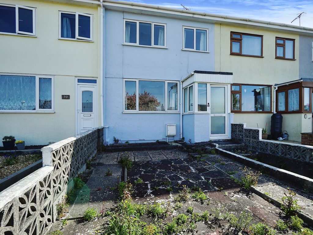 3 bed terraced house for sale in Roeselare Avenue, Torpoint, Cornwall PL11, £190,000