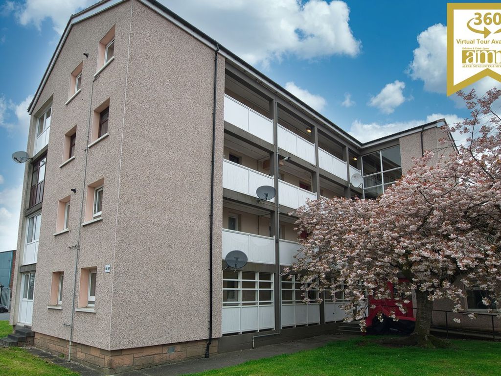 1 bed flat for sale in Glen Street, Paisley PA3, £46,500