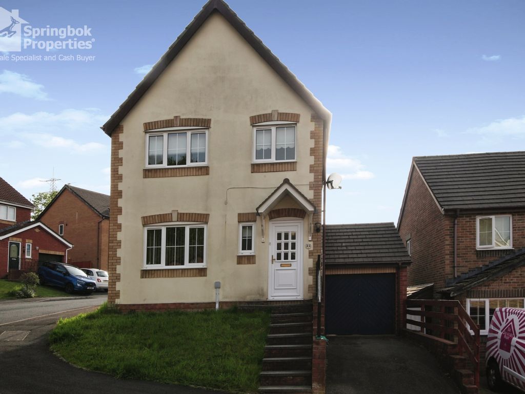 3 bed detached house for sale in Derwyn Las, Bedwas, Caerphilly, Mid Glamorgan CF83, £250,000