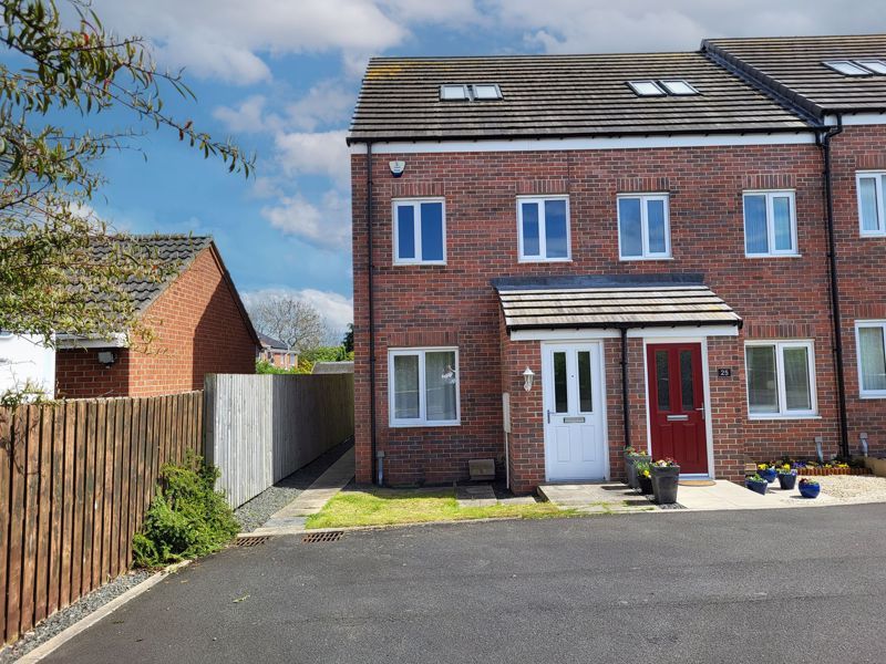3 bed mews house for sale in Clearwell Place, Bedlington NE22, £128,500