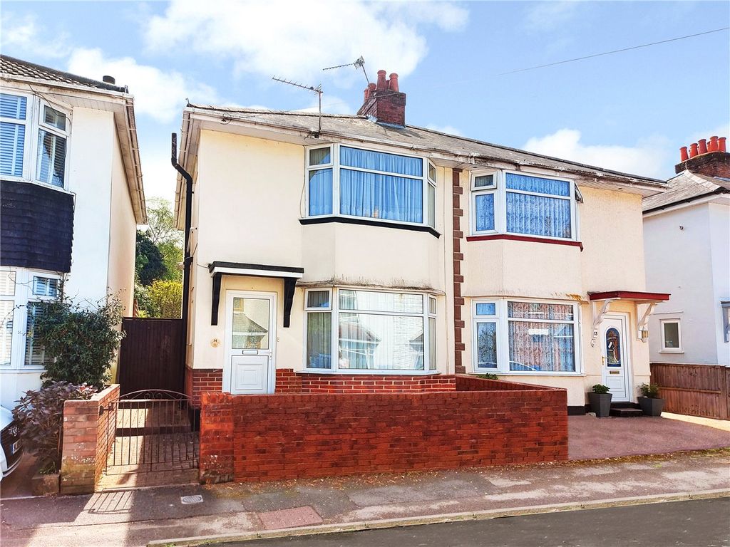 3 bed semi-detached house for sale in Cecil Road, Poole BH12, £260,000