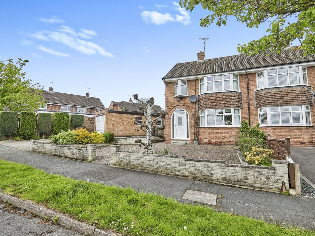 3 bed semi-detached house for sale in Hardwick Avenue, Allestree, Derby, Derbyshire DE22, £225,000