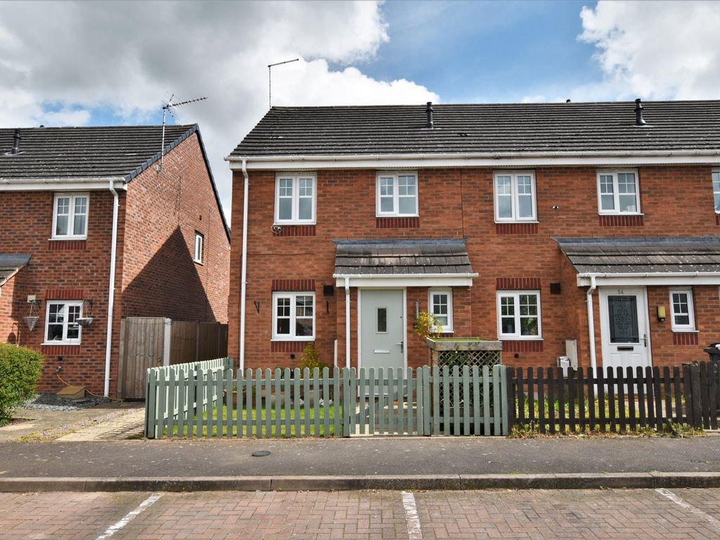 2 bed end terrace house for sale in Bevan Way, Market Drayton TF9, £189,000