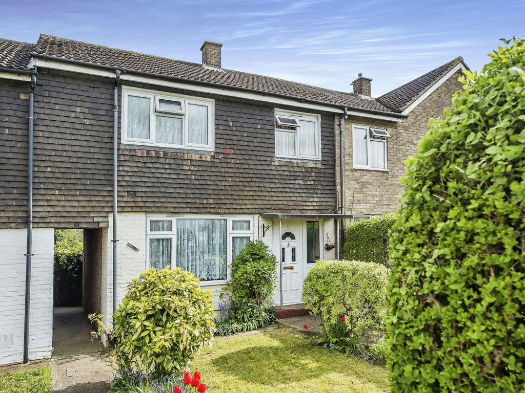3 bed terraced house for sale in Eddiwick Avenue, Houghton Regis, Dunstable, Bedfordshire LU5, £280,000