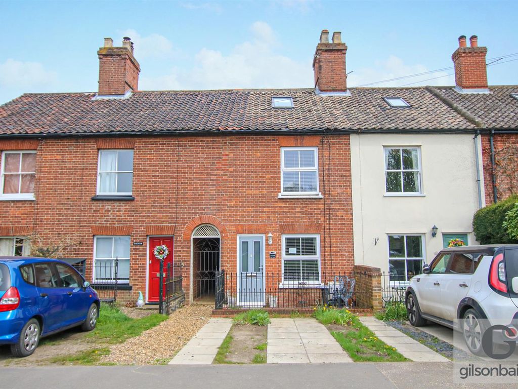 2 bed terraced house for sale in The Common, Mulbarton, Norwich NR14, £270,000