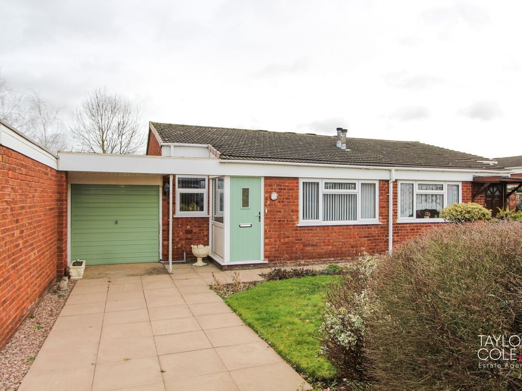 2 bed semi-detached bungalow for sale in Madox Close, Tamworth B79, £220,000