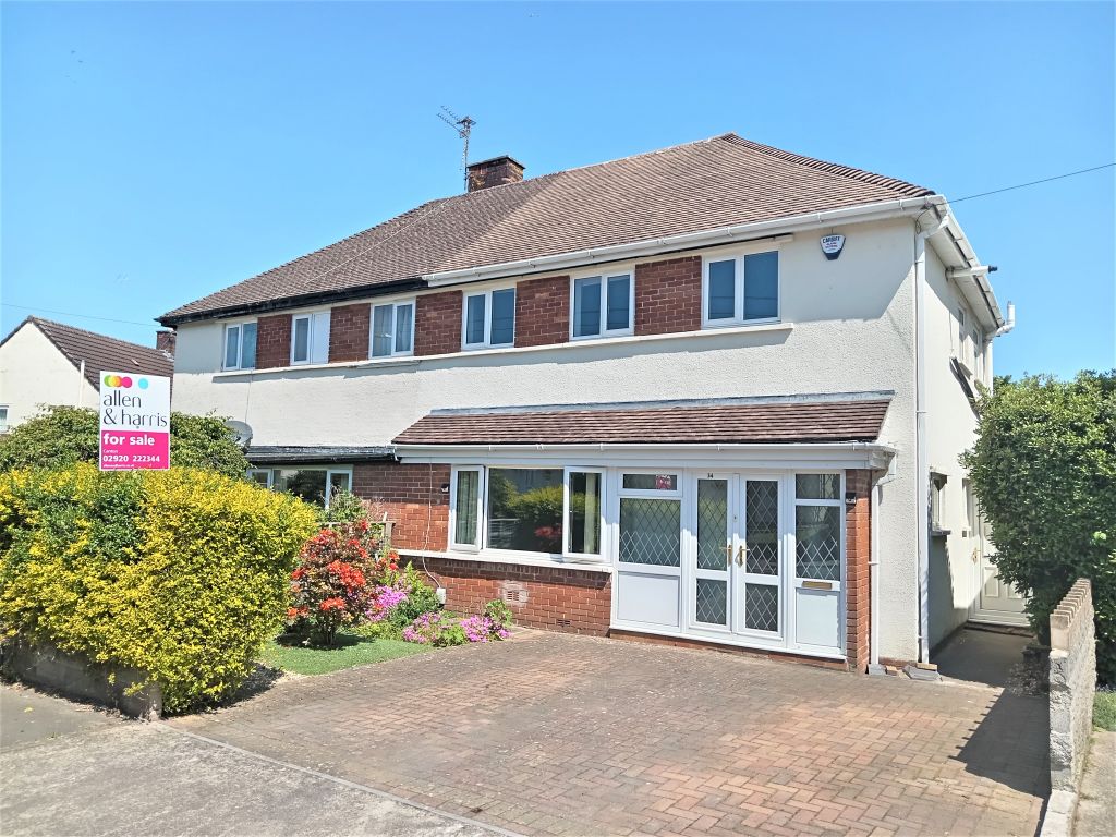 3 bed semi-detached house for sale in Hirst Crescent, Fairwater, Cardiff CF5, £245,000
