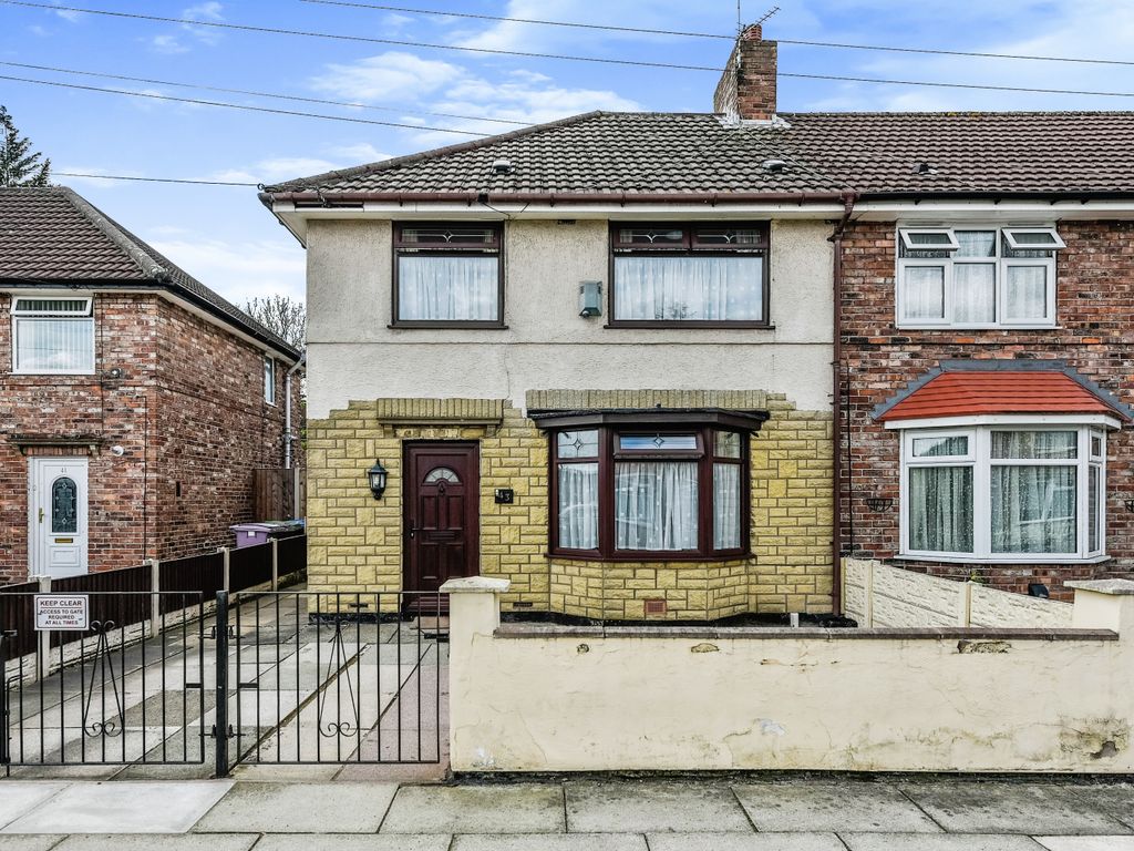 3 bed end terrace house for sale in Fairford Road, Liverpool, Merseyside L14, £145,000