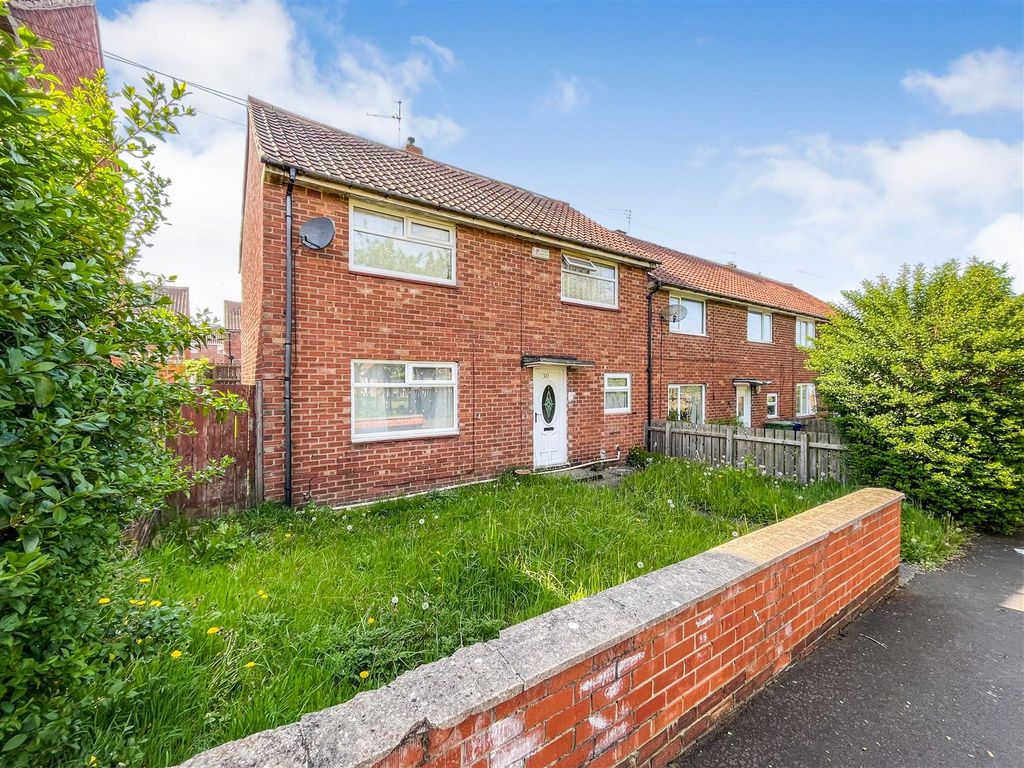 3 bed semi-detached house for sale in Trowbridge Way, Kenton, Newcastle Upon Tyne NE3, £140,000