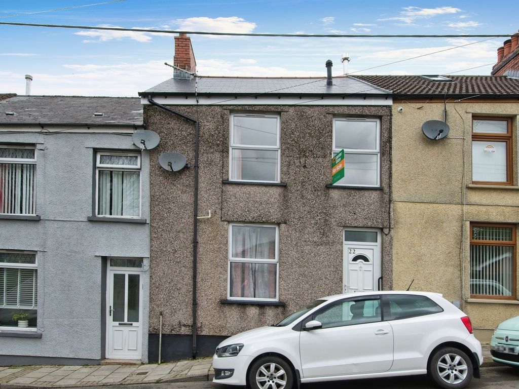 2 bed terraced house for sale in Arthur Street, Rhymney, Tredegar NP22, £95,000