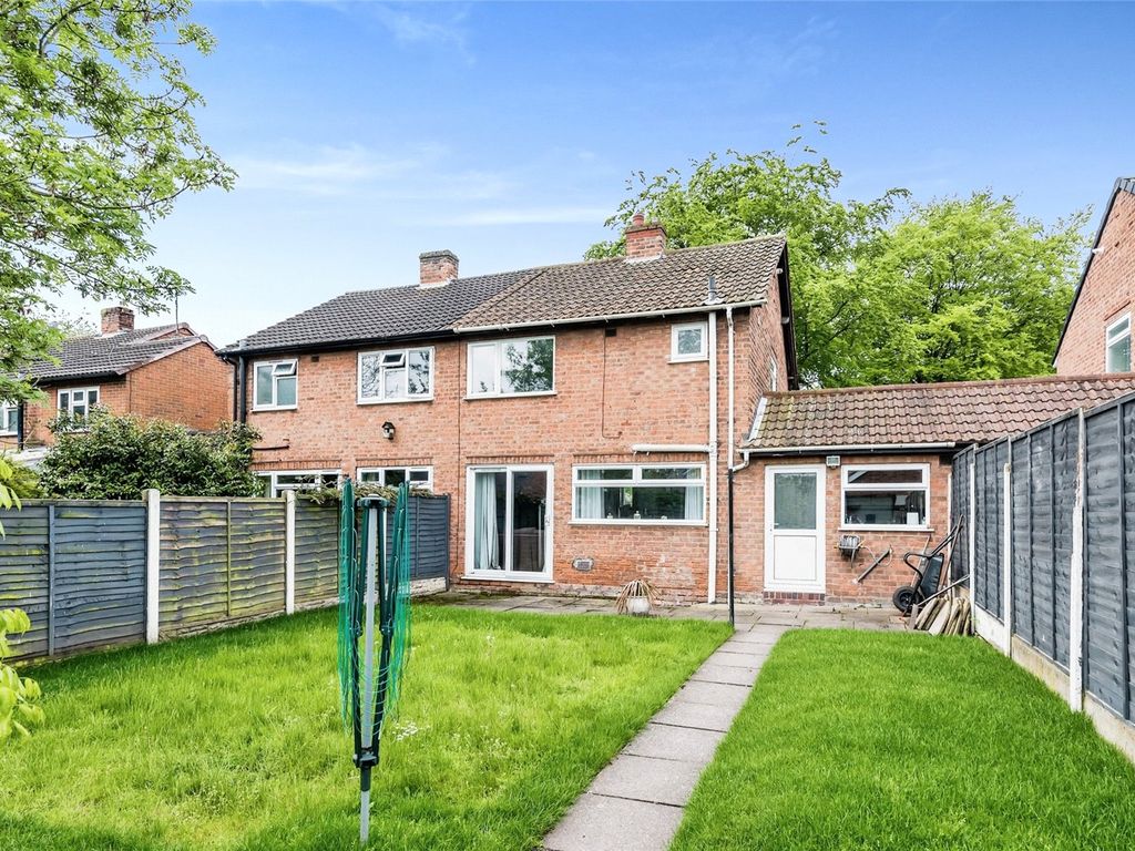2 bed semi-detached house for sale in Langton Crescent, Whittington, Staffordshire WS14, £270,000