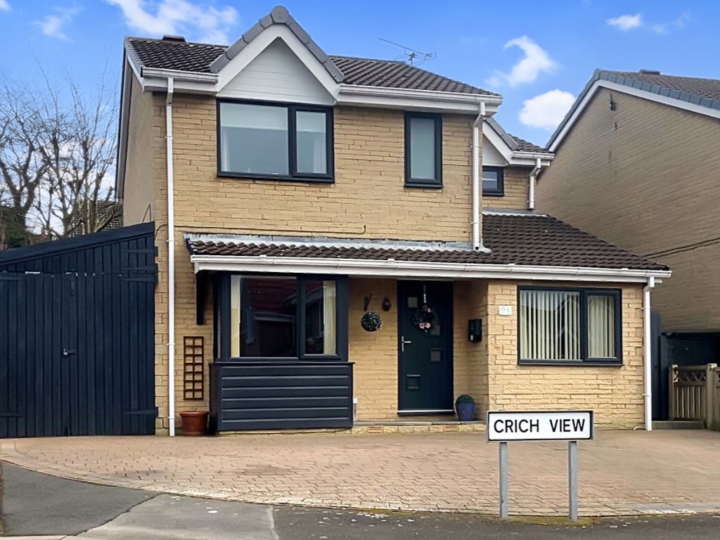 3 bed detached house for sale in Crich View, Chesterfield S44, £245,000