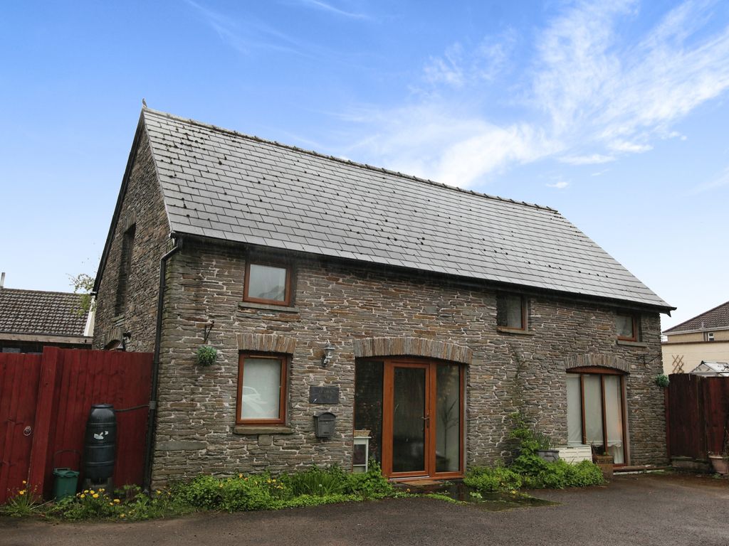 2 bed barn conversion for sale in Church Road, Hengoed CF82, £295,000