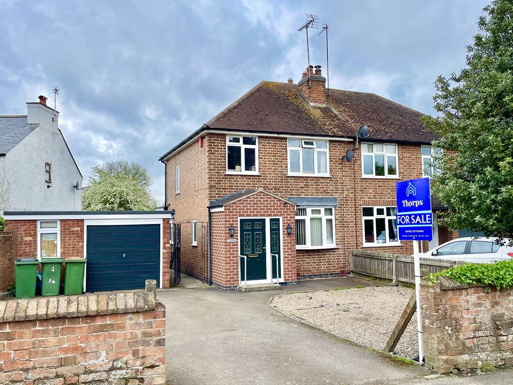 3 bed semi-detached house for sale in Wigston Road, Blaby, Leicester, Leicestershire. LE8, £295,000
