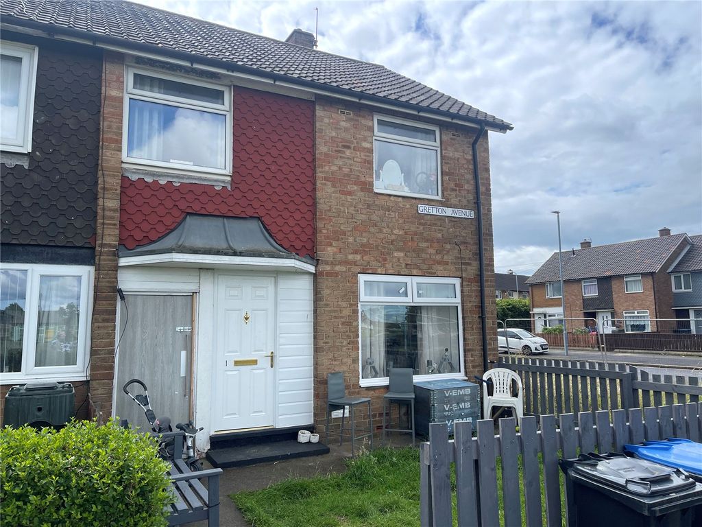 3 bed semi-detached house for sale in Gretton Avenue, Middlesbrough, North Yorkshire TS4, £110,000