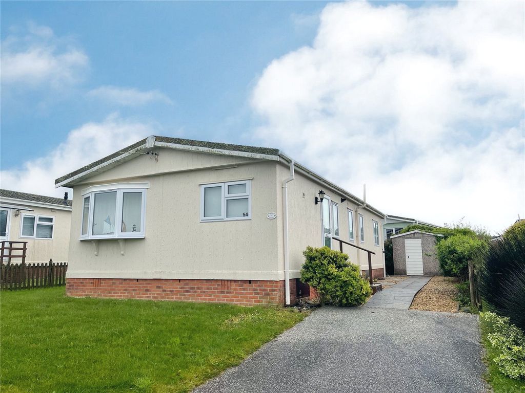 3 bed bungalow for sale in Parc Trenance, St. Merryn Holiday Park, Padstow, Cornwall PL28, £110,000