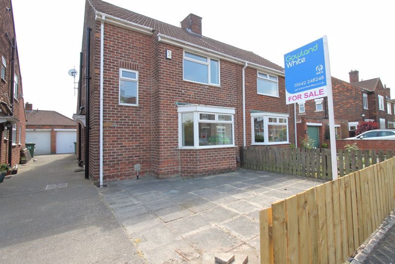3 bed semi-detached house for sale in Myrtle Road, Eaglescliffe TS16, £147,000