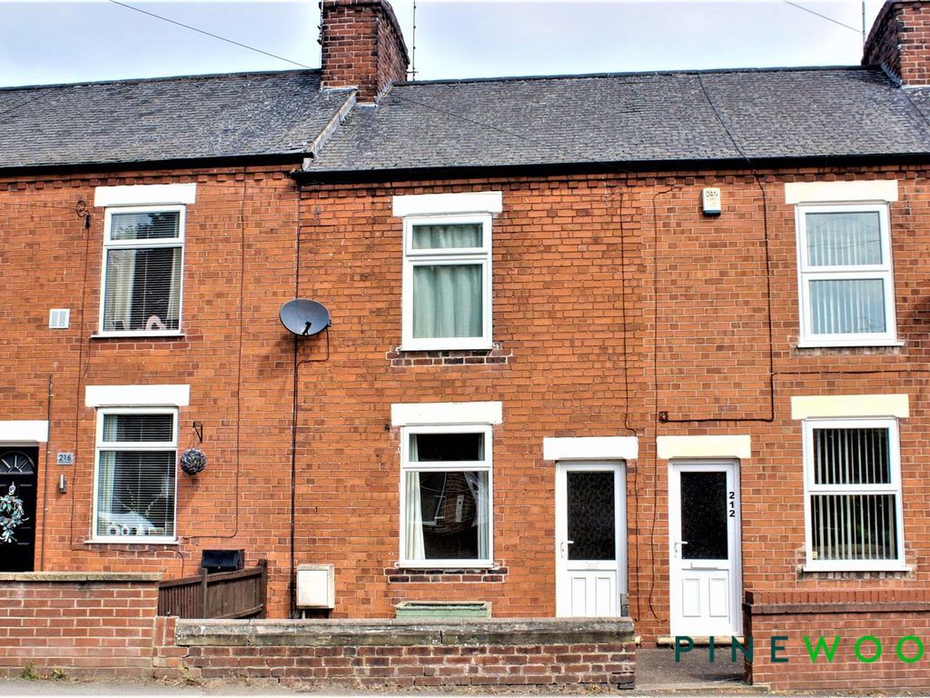 2 bed terraced house for sale in Elmton Road, Worksop, Nottinghamshire S80, £100,000