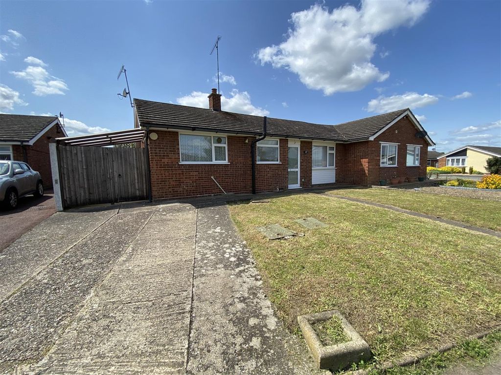 2 bed semi-detached bungalow for sale in Packard Place, Bramford, Ipswich IP8, £244,500