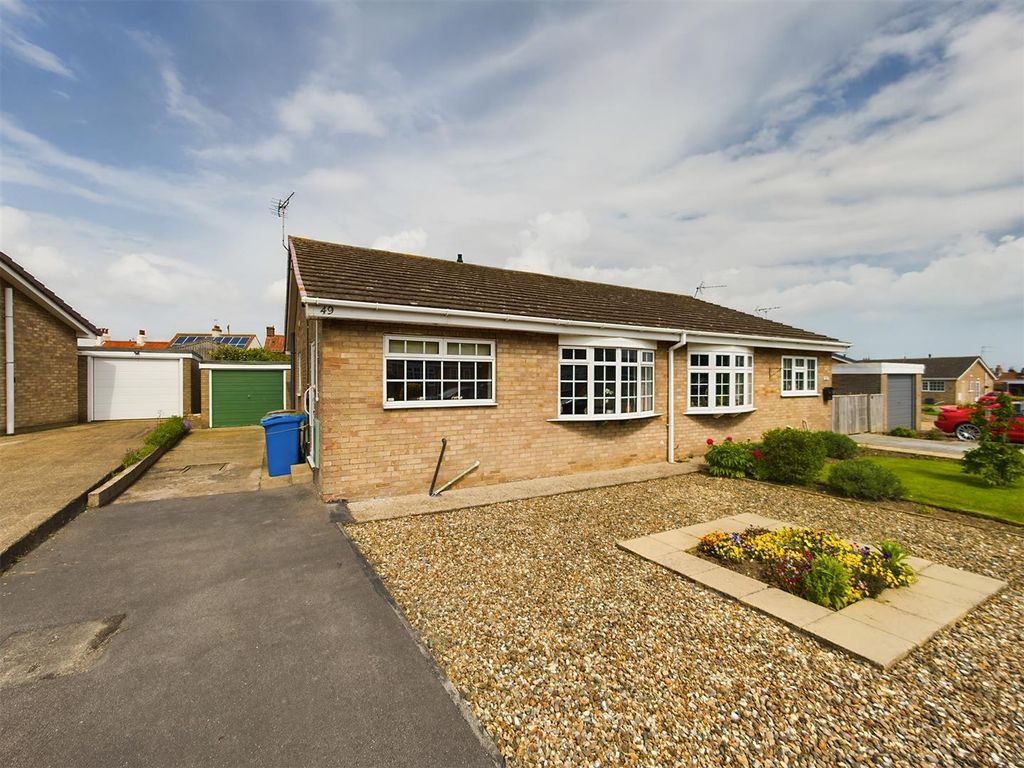 2 bed semi-detached bungalow for sale in Londesborough Road, Cranswick, Driffield YO25, £180,000