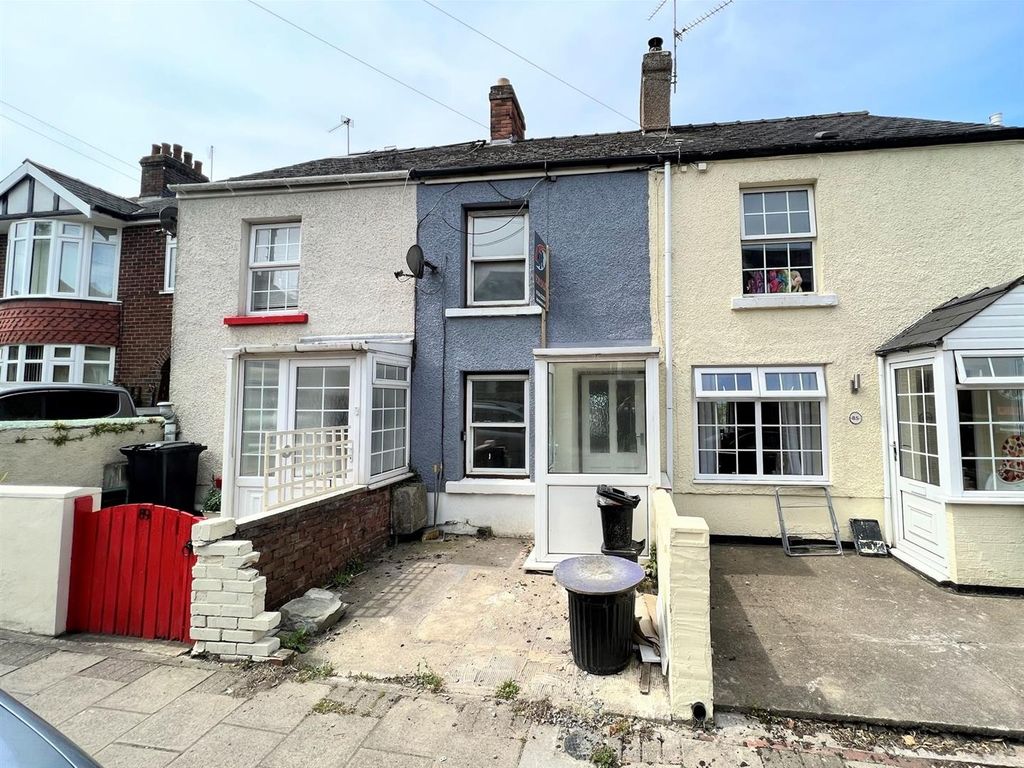 2 bed terraced house for sale in Belle Vue Road, Cinderford GL14, £115,000